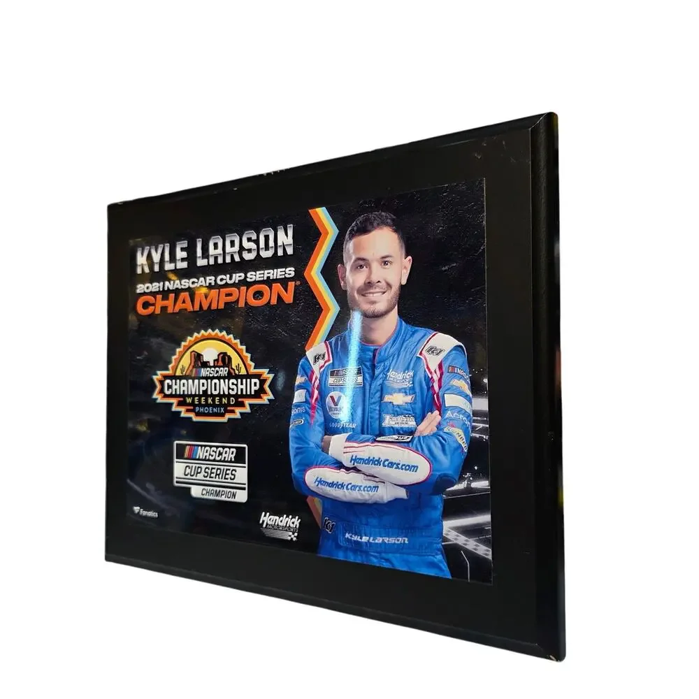 Kyle Larson 2021 NASCAR Cup Champion Fanatics Sublimated Plaque